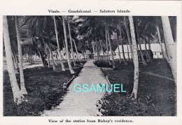 Oceanie, Visale Guadalcanal Salomon Islands, View Of The Station From Bishop's Residence. - (voir Scan). - Solomon Islands