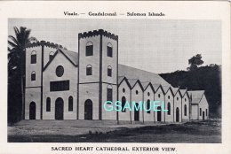 Oceanie, Visale Guadalcanal Salomon, Sacred Heart Cathedral. Exterior View - Solomon Islands