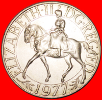 * CROWN HORSE: GREAT BRITAIN  25 NEW PENCE 1977 UNC! ELIZABETH II (1953-2022)  LOW START  NO RESERVE! - Maundy Sets & Commemorative