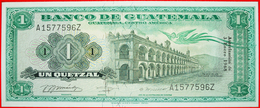 √ RARE: GUATEMALA ★ 1 QUETZAL 1968 UNC CRISP! LOW START ★ NO RESERVE! - Guatemala