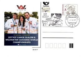 Czech Republic (17-18) World Championship Wildwater Canoeing 2017 Czech Winner - Postcard - Canoa