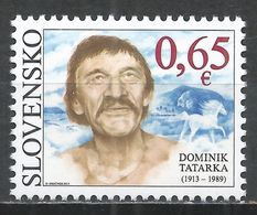 Slovakia 2013. Scott #658 (MNH) Dominik Tatarka (1913-89), Writer ** Complete Issue - Neufs