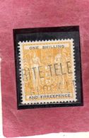 NEW ZEALAND NUOVA ZELANDA 1951 POSTAL FISCAL STAMPS ONE SHILLING AND THREEPENCE USATO USED OBLITERE' - Used Stamps