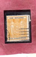 NEW ZEALAND NUOVA ZELANDA 1951 POSTAL FISCAL STAMPS ONE SHILLING AND THREEPENCE USATO USED OBLITERE' - Used Stamps