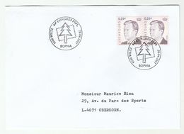 2007 Sophia LUXEMBOURG COVER  FSPL Congress EVENT  Pmk - Storia Postale