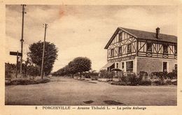 CPA -   PORCHEVILLE   (78)   Avenue  Thilbaldi L.  - La Petite Auberge - Porcheville