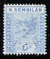 NEGRI SEMBILAN 1894 - From Set MH* - Negri Sembilan