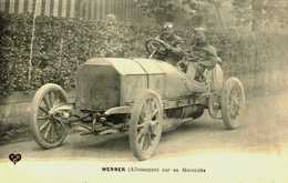 Automobile....rallyes...werner   Sur Sa Mercedes   Allemagne - Rally