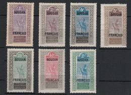 Soudan   20,21,22,23,27,30,35 * - Unused Stamps