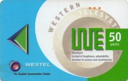 GHANA. GH-WES-0007B. Westel Abstract Design 2. 50U. (003) - Ghana