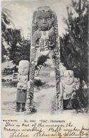 CPA Nouvelle Zélande Maori Types Circulé Totem Fétiche - Nouvelle-Zélande