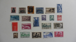 Sarre : 21 Timbres Oblitérés - Colecciones & Series