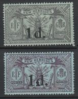 Nouvelles Hébrides No 65,66 * - Unused Stamps