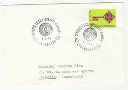 1968 LUXEMBOURG  SOROPTIMIST CONGRESS Event COVER Stamps EUROPA - Covers & Documents