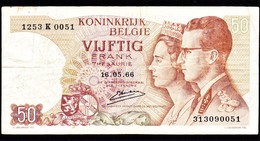 50 FR Type "1966" Koninklijk Paar    Emiel Kerstens - 50 Franchi