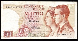 50 FR Type "1966" Koninklijk Paar   René Lauwerijns - 50 Francs