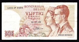 50 FR Type "1966" Koninklijk Paar   René Lauwerijns - 50 Franchi