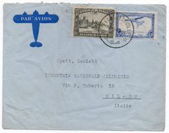 BELGISCH CONGO - AIR MAIL COVER TO ITALY 1940 / ELISABETHVILLE CANCEL - Lettres & Documents