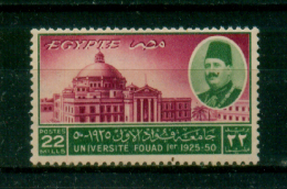 EGYPT / 1950 / KING FUAD / FUAD I UNIVERSITY / MNH / VF . - Unused Stamps