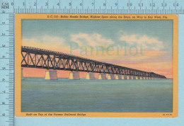 Key West Florida - Bahia Honda Bridge, Highest Span Along The Key's - Key West & The Keys