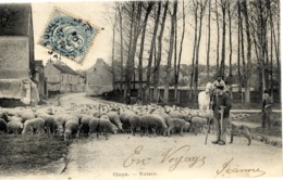 Dépt 77 - CLAYE-SOUILLY - Voisin - Très Animée : Important Troupeau De Moutons Avec Berger Et Chien - Claye Souilly