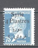 Syria 1924,French Mandate 4p On 75c,Sc 165,VF MLH*OG (S-3) - Unused Stamps