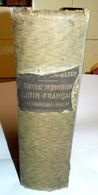 RARE ANCIEN DICTIONNAIRE LATIN FRANCAIS 1912 BENOIST GOELZEL 6eme EDITION 1713 P - Wörterbücher