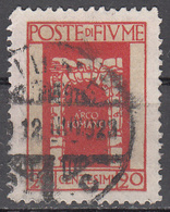 FIUME    SCOTT NO.  175   USED   YEAR  1923 - Fiume & Kupa