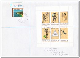 Nieuw Zeeland 1986, Registered Letter To New Plymouth - Lettres & Documents