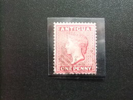 ANTIGUA 1873 - 76 Reina Victoria Yvert 6 FU Stanley Gibbons 16 FU Wmk Crown CC P 14 - 1858-1960 Crown Colony