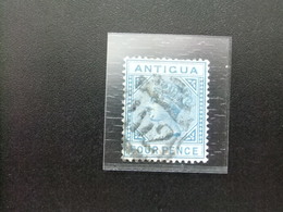 ANTIGUA 1879 REINA VICTORIA Yvert 9 FU Stanley Gibbons 20 FU Wmk Crown CC P 14 - 1858-1960 Kronenkolonie