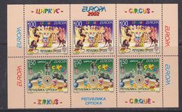 Europa Cept 2002 Bosnia/Herzegovina Serbia Booklet Pane ** Mnh (38181) - 2002