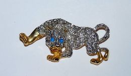 BROCHE Doré FELIN PUMA TBE COMME NEUVE - Broschen