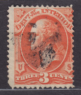 United States Interior 1873 Mi. 17      3 C. Benjamin Franklin - Dienstmarken