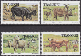 TRANSKEI 1987 Animals, Cattle Mi# 210-13 MNH - Transkei