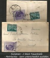 2 Trauerbriefe Von 1939 - Lettres & Documents