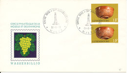 Luxembourg Cover Special Postmark Greve 1942 30th Anniversary 31-8-1972 With Cachet - Covers & Documents