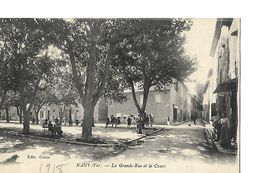 CPA / Carte Animée / 83 Var / NANS / La Grande Rue Et Le Cours - Nans-les-Pins