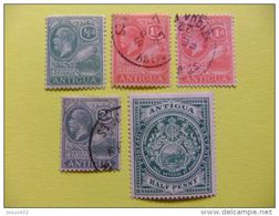 ANTIGUA 1921 George V Yvert Nº 41 *+ 2x 42 º+ 44 º Ver Fotos - 1858-1960 Crown Colony