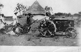 (92) Photo Originale Labourage Tracteur  A Kankan Guinée Francais  Photo De Presse18X24cm - Frans Guinee