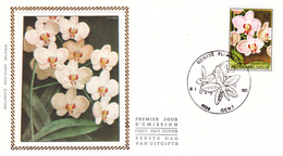 2164  NAT  FDC Soie   Floralies Gantoises VII 16-3-1985 9000 Gent €1,95 - 1981-1990