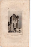 Gravure Schroeder Feuille 210/120  Dessin Rauch Porte De Nevers - Prints & Engravings