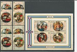 BURUNDI  Scott 579-582, B87-B90, C283 Yvert 837-840, 844-847, BF112 (8+bloc) ** Cote 54,00 $ 1981 - Unused Stamps