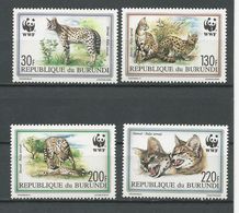 BURUNDI  Scott 681-684 Yvert 968-971 (4) ** Cote 23,00 $ 1992 - Unused Stamps