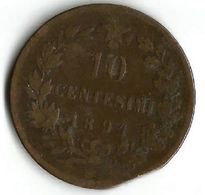 Pièce De Monnaie 10 Centimes 1894 BI - 1878-1900 : Umberto I
