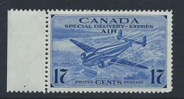 Canada 1943 - 17c Special Delivery Airmail Issue SG S14 Side Marginal MNH Cat £4.50 SG2015 - See Description/scans Below - Airmail: Special Delivery