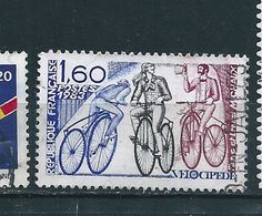 N° 2290 Ancêtres De La Bicyclette  vélocipède Timbre  France  Oblitéré  1983 - Sonstige & Ohne Zuordnung