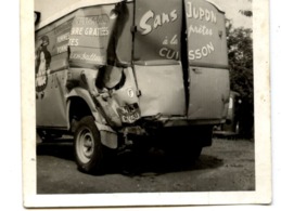 Dépt 59 Studio PIAT WATTRELOS - Photo Camionnette Accidentée - Pommes De Terre Grattées "Sans Jupon" Frites Préemballées - Wattrelos