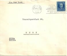 Ausland Brief  Habana - New York - Bern             1932 - Lettres & Documents