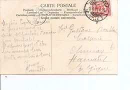 Luxembourg ( CP De 1901 De Luxembourg-ville Vers La Belgique à Voir) - 1906 Guillaume IV